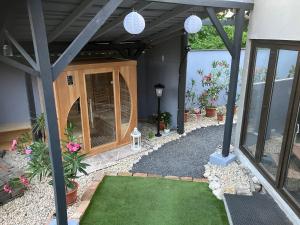 Zahrada ubytování Relax Apartman