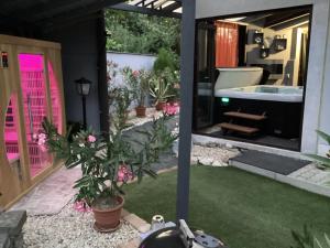 Zahrada ubytování Relax Apartman