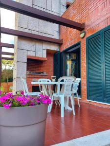 Uma varanda ou terraço em Villas Terrace Apartment