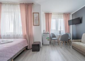 Postel nebo postele na pokoji v ubytování Amber Dom Gościnny