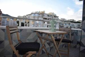 Balkón alebo terasa v ubytovaní Centro Plaza Torremolinos Piscina Wi-Fi Terraza