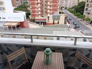 Balkón alebo terasa v ubytovaní Centro Plaza Torremolinos Piscina Wi-Fi Terraza