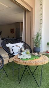 Posezení v ubytování Tamraght cosy stay