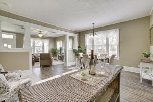 a living room with a table and a couch at Walk to Restaurants and Shops Dtwn Franklin Retreat in Franklin