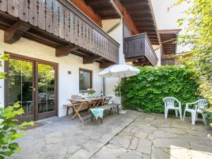 A balcony or terrace at Fleckalm