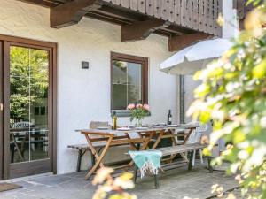 A balcony or terrace at Fleckalm