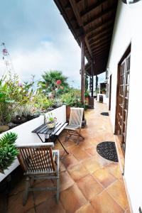 En balkon eller terrasse på Casa Papaya 1, La Palma