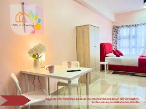 Posezení v ubytování Cozy Studio unit,Cyberjaya,Wifi, Netflix,Free parking
