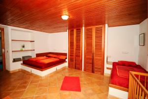 En eller flere senge i et værelse på Casa Papaya 2, La Palma