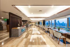 Restaurace v ubytování SSAW Boutique Hotel Hefei Intime Centre