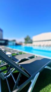 Bazén v ubytování Sole Mio Wellness & SPA nebo v jeho okolí