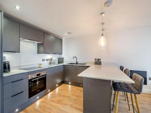 Kuchyň nebo kuchyňský kout v ubytování Queens Bridge Apartment + 15 fotografií