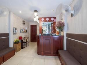 The lobby or reception area at Blue River Hotel