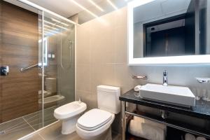 Vannituba majutusasutuses Hilton Garden Inn Asuncion Aviadores Del Chaco