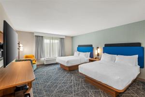 Postel nebo postele na pokoji v ubytování Hampton Inn Cooperstown