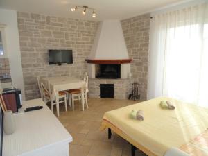 TV a/nebo společenská místnost v ubytování Apartment Lorenzo