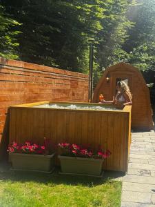 Zahrada ubytování Residenza Riva Wellness Apartment Spa
