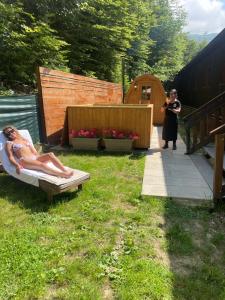 Zahrada ubytování Residenza Riva Wellness Apartment Spa