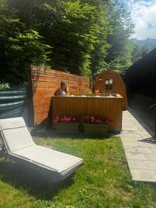 Zahrada ubytování Residenza Riva Wellness Apartment Spa
