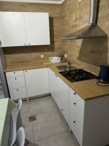 Η κουζίνα ή μικρή κουζίνα στο Łysokanie, Niepołomice , noclegi, kwatery dla firm, pokoje