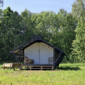 Zahrada ubytování Glempings Mācītājmuiža