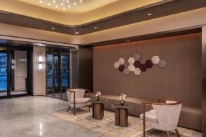 Jingdong Headquarters Crystal Orange Hotel, Yizhuang, Beijing休息區