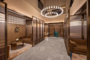 Jingdong Headquarters Crystal Orange Hotel, Yizhuang, Beijing休息區