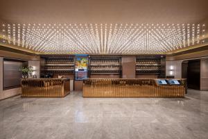 Jingdong Headquarters Crystal Orange Hotel, Yizhuang, Beijing大廳或接待區