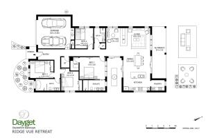 مخطط طوابق Ridge Vue Retreat
