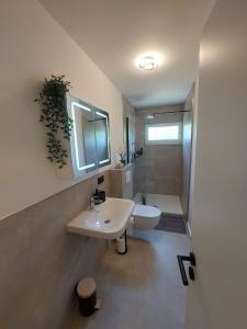 Ένα μπάνιο στο Apartment Nähe Limburg Diez