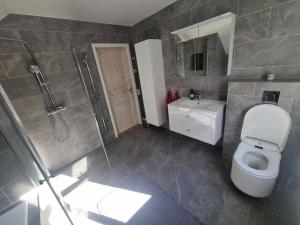 Koupelna v ubytování Swedish Red Villa - Spa & Sauna + 46 fotografií