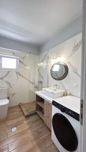 Koupelna v ubytování Elsa home