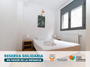 Postel nebo postele na pokoji v ubytování Apartamentos Canillo 3000