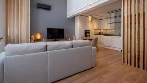 Kuchnia lub aneks kuchenny w obiekcie Apartamenty Sun & Snow Ustroń Przy Rynku