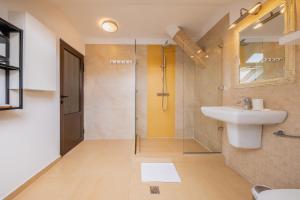 Koupelna v ubytování Cluj Napoca Apartments