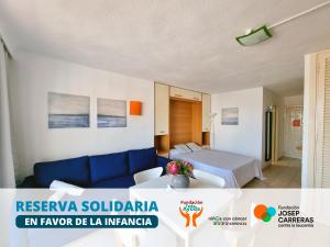 Posteľ alebo postele v izbe v ubytovaní Apartamentos Eurhostal 3000