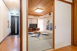 浅草橋戸建にあるベッド