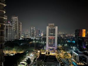 Cảnh Kuala Lumpur hoặc tầm nhìn thành phố từ căn hộ