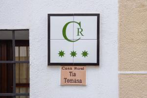 Certifikát, ocenenie alebo iný dokument vystavený v ubytovaní Casa Rural Tia Tomasa