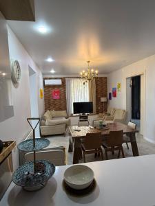 Posezení v ubytování Guesthouse Mtsvane Koncxi 22