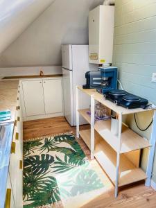 Η κουζίνα ή μικρή κουζίνα στο Magenta Apartman +12 φωτογραφίες