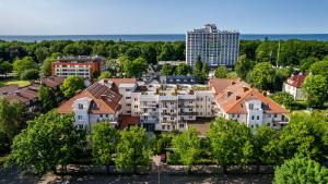 Výhľad na mesto Kołobrzeg alebo výhľad na mesto priamo z apartmánu