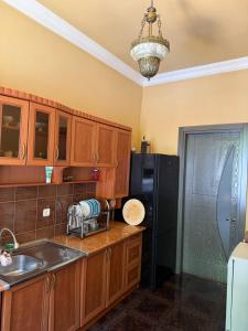 Kuchyň nebo kuchyňský kout v ubytování Guesthouse Mtsvane Koncxi 22