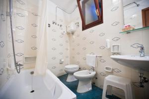 Koupelna v ubytování Hotel Moderno