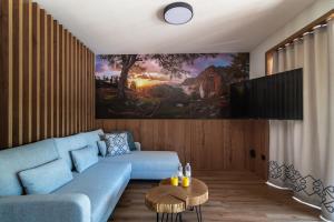 TV a/nebo společenská místnost v ubytování Gora Luxury Apartments