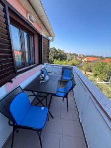 Balkón nebo terasa v ubytování Apartments Ema