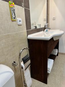 Koupelna v ubytování ART hotel MAXIM