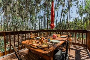 Jídlo v prázdninového domu nebo okolí