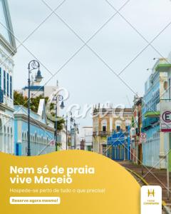 uma vista para uma rua da cidade com edifícios em HOTEL LIVRAMENTO Maceió em Maceió mais 23 fotografias