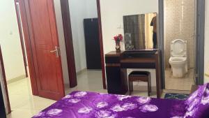Voodi või voodid majutusasutuse Sacko appartement toas